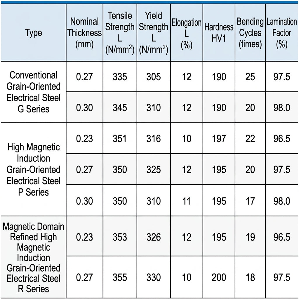 Typical Mechanical Properties