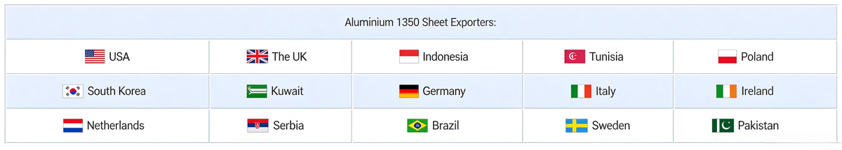 Countries we have exported our products to: