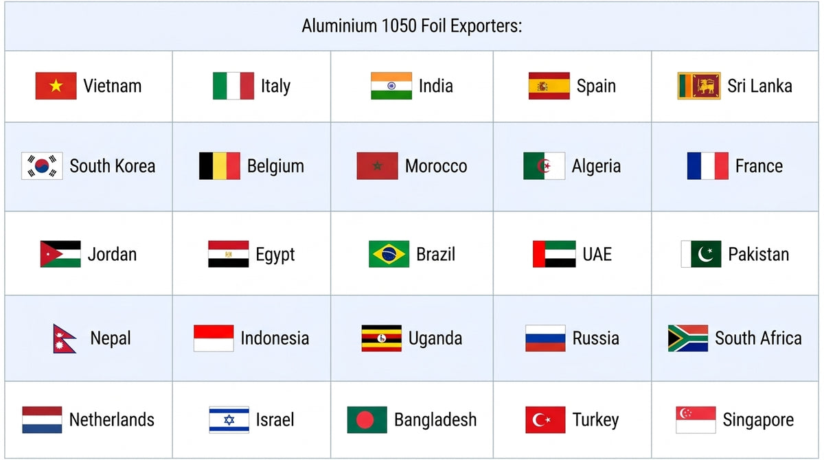 Countries we have exported our products to: