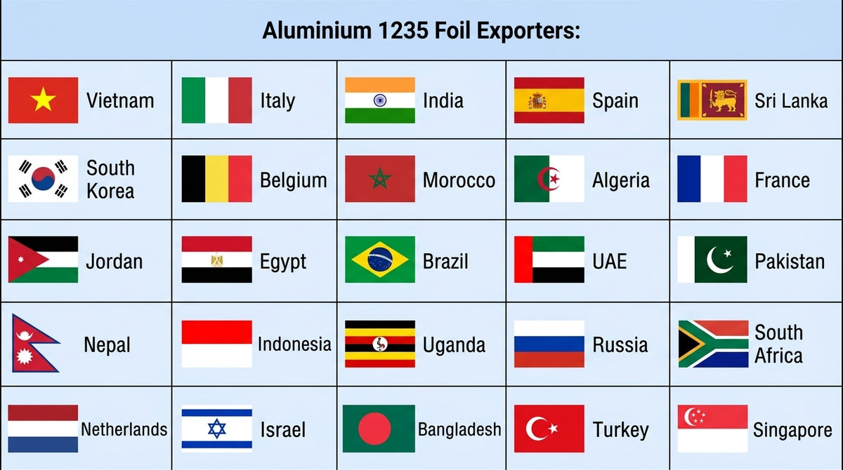 Countries we have exported our products to: